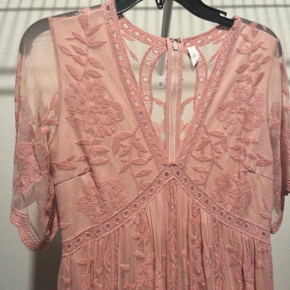 Pink Blush Pink Maxi Dress - Like New